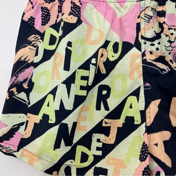 adidas x farm Rio Shorts Running Athletic Jungle Leopard Rio De Janeiro Size S - Picture 11 of 13